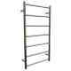 JIS Pevensey stainless steel heated towel rail